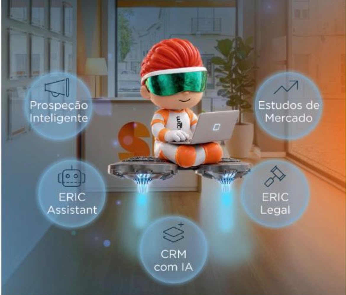 ERIC — inteligência artificial da Soluções Ideais: prospeção inteligente, estudos de mercado, ERIC Assistant, ERIC Legal e CRM com IA
